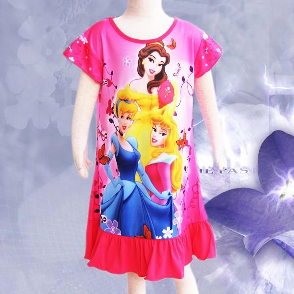 Fancy PRINCESS PAJAMA Little Girls Sleepwear,Lassock Night Dress,Girls ...