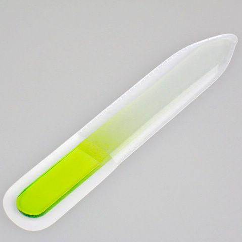 Nail Buffer 12cm Glass Green 25/pack Nail Art Sanding File Block Buffer Lima unghie sottile Strumento unghie