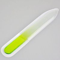 Bufor paznokci 12cm Glass Green 25 / Pack Nail Art Szlifierki Buffer Buffer Slim Pilnic Plik Narzędzie