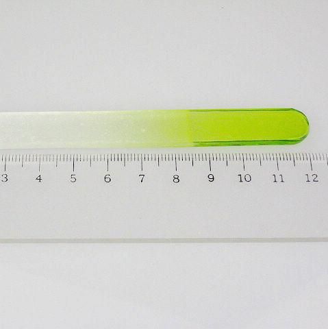 Tampon À Ongles 12cm Verre Vert 25 / paquet Nail Art Sablage Fichier Bloc Tampon Mince Lime À Ongles Outil