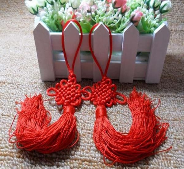 Lucky RED Chinese Knot handiwork tricot beaux accessoires de mode accessoires chanceux
