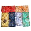 Bärbara Fine Brodery Silk Smycken Resor Roll Up Väska Fällbar Stor Kosmetisk Väska Zipper Drawstring Makeup Storage Bag 50pcs / Lot