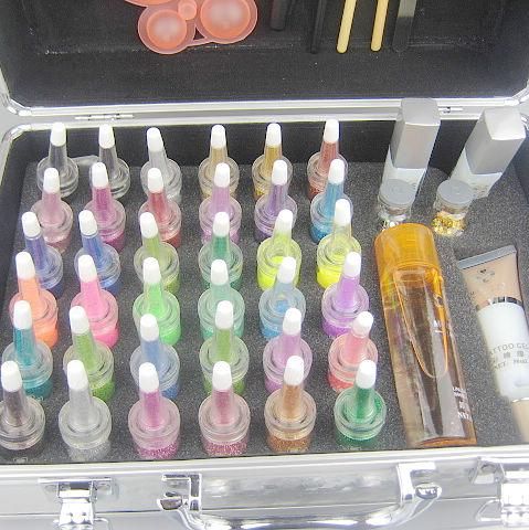 Kit tatuaggi Body Painting Kit Deluxe i Kit tatuaggi glitter kit Body Art Kit lussuoso