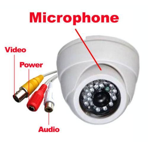 2020 IR CCTV Dome Security Camera Wide Angle With Audio Homealarm From