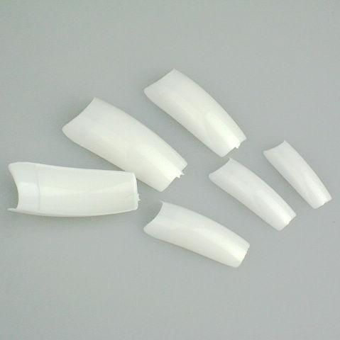 500 белый французский акриловые ногтей ложные поддельные ногтей советы с ногтей клей 5bags/лот (500 шт. / пакет)