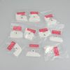 500 punte del chiodo false falsi di arte del chiodo acrilico francese bianco con la colla del chiodo 5 sacchetti / lotto (500pcs / bag)