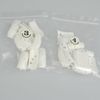 500 White French Heart Designer Nail Art False Fake Nail Tips With Nail Glue 5bags/lot (500pcs/bag)