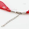 Tropfenförmige Splitter-Folien-Murano-Lampwork-Glasanhänger für Halsketten, Schmuck, Modeanhänger, Halsketten MUP102