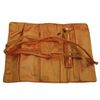 中国の刺繍ハッピーシルク旅行ジュエリーロールバッグ化粧収納バッグ巾着大きい女性化粧品袋3ジッパーポーチ