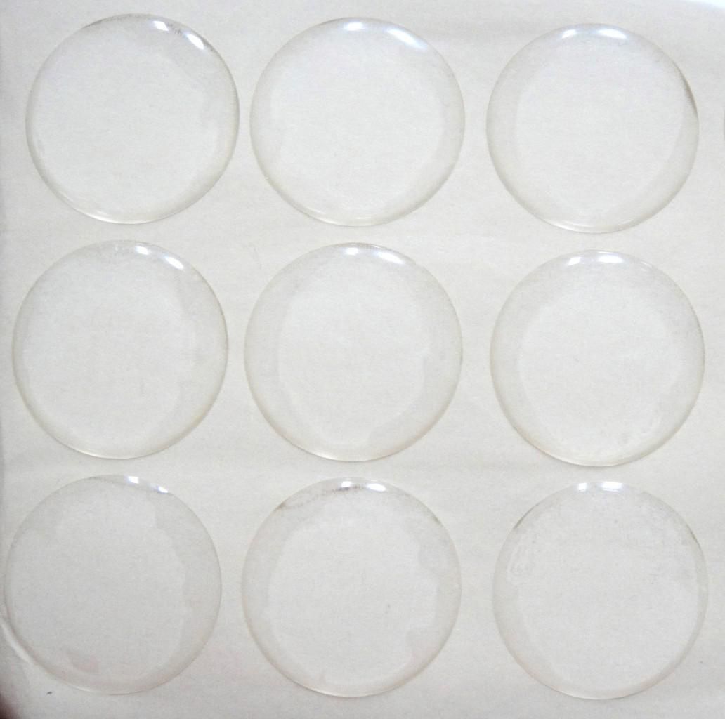 Runda Clear Epoxy Sticker Adhesive Circles Bottle Cap Stickers 1