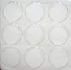 1" 25.4mm CLEAR EPOXY ADHESIVE CIRCLES BOTTLE CAP STICKERS