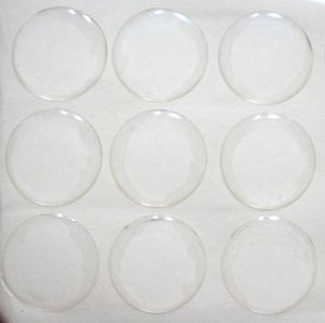 جولة CLEAR EPOXY STICKER لاصق CIRCLES BOTTLE CAP STICKERS 1