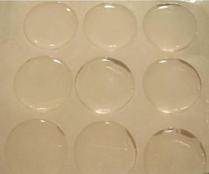 Novo adesivo epóxi transparente círculos adesivos para tampas de garrafa 1