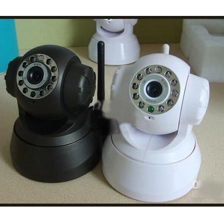 IP بدون كاميرا / كاميرا سلكية IP كاميرا لاسلكية WIFI AUDIO CCTV IP كاميرا أسود أبيض