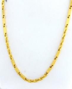 9999 24k SOLID GOLD BAR LINK CHAIN 