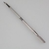 Cuticle Pusher Metal Round Rostfritt stål Professionell Senior Spoon 10 st / Lot Nail Cleaner Manicure Pedicare TTS-07 123 mm