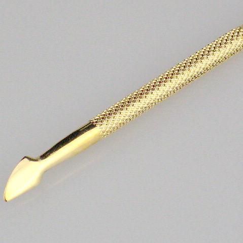 Spingi cuticole TTS07 Oro Acciaio inossidabile professionale senior Cucchiaio Detergente unghie Manicure Pedicare7949282