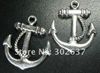 200PCs Tietan Silver Color Metal Anchor Charms Pendants A835