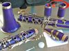 Bright Purple Clarinet 17 Key With Case Professional Woodwind 20126396191