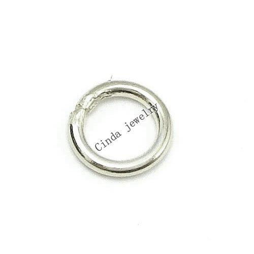 / 925 Sterling Silver Split Rings Accessory Findings Components for DIY Craft Smycken Gift W5106