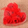 6-in-1-Blumen-Seifen-Set, hartgefertigte Rosenblätter-Blütenpapier-Seife, Rosa, 20er-Box = 120 Stück, Farbe auswählen