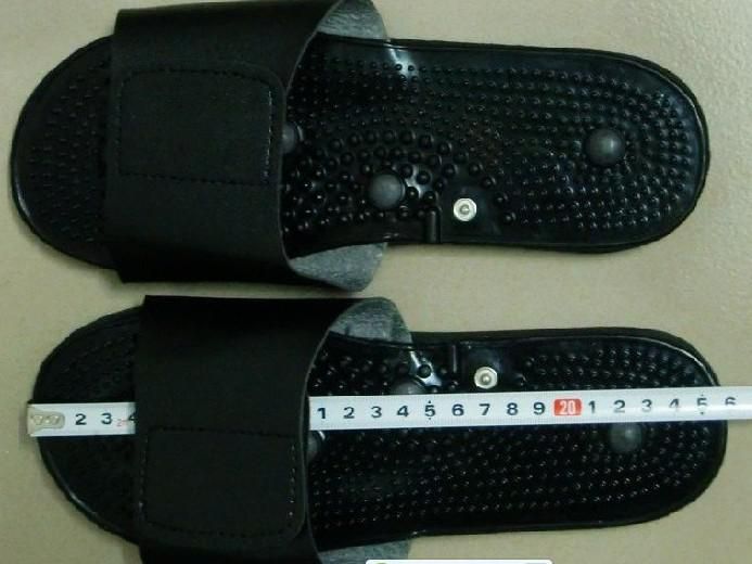 Pantofola massaggiatore magico 2 pezzi decine Dispositivo massaggiatore macchina terapia digitale agopuntura7521808