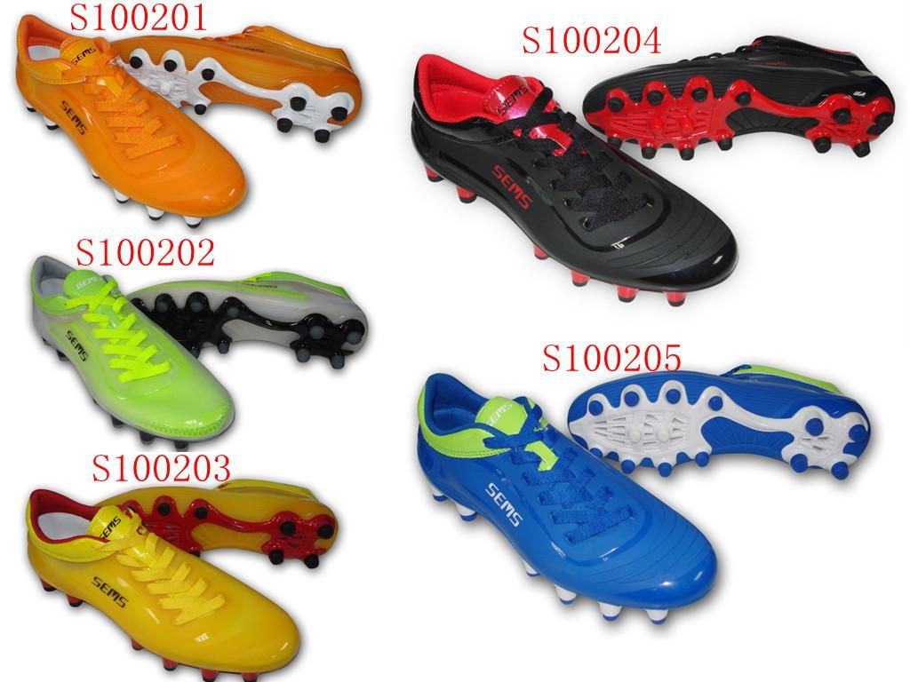 SEMS Cheap Soccer Shoes Football Boots Trainer Cleats Outdoor,Wholesale