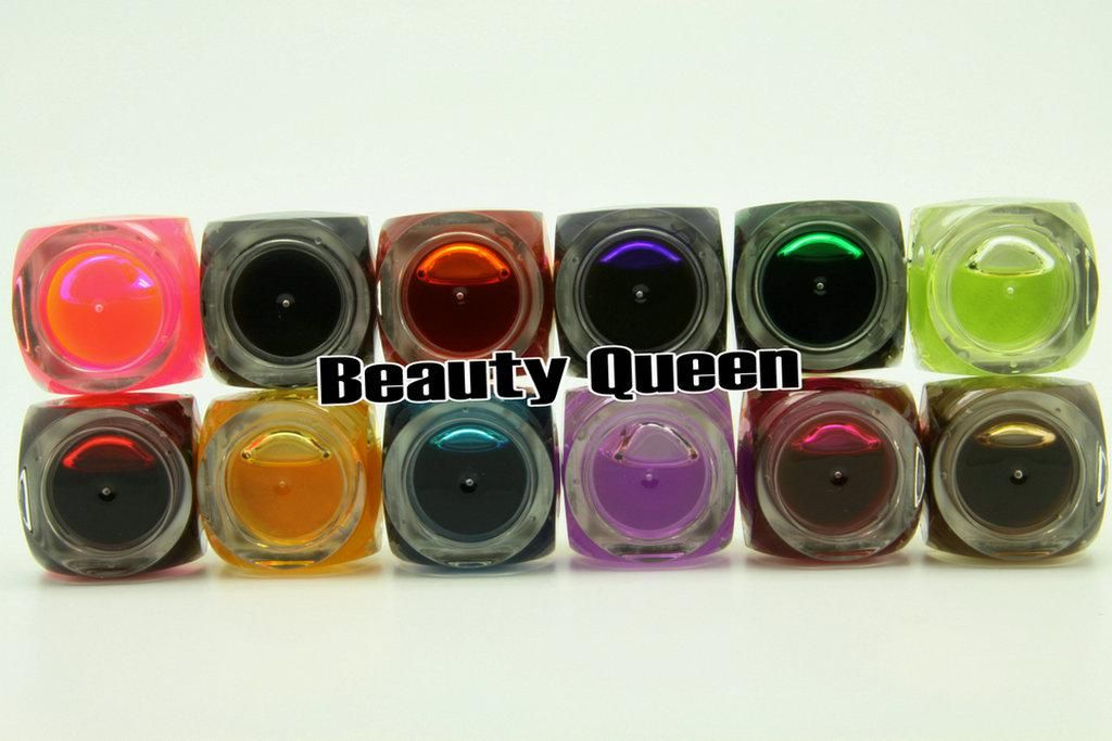 / 12 couleurs 8 ml Mix GLAZE Couleurs UV Builder Kit de gel pour Nail Art Salon * LIVRAISON GRATUITE *