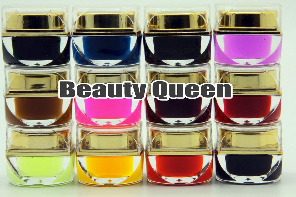 / 12 couleurs 8 ml Mix GLAZE Couleurs UV Builder Kit de gel pour Nail Art Salon * LIVRAISON GRATUITE *