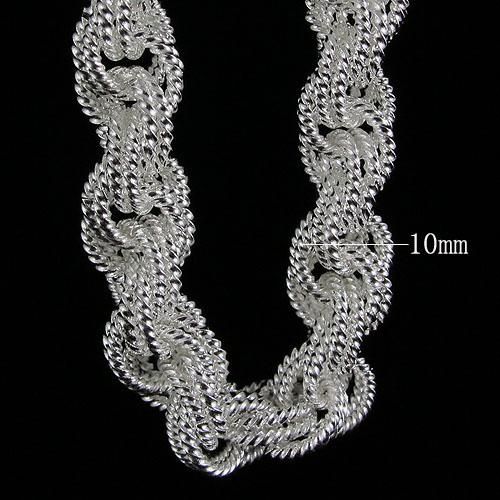 new style Man's 925 sterling silver necklace bracelet jewelry set wholesale A1496