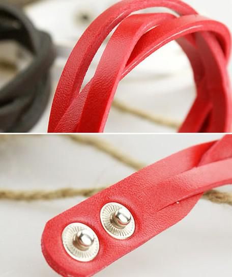 Bracelet d'amitié / bracelet en cuir bracelet à breloques bracelet de bijoux bracelet d'enroulement bracelet