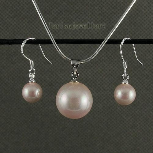 Vacker rosa mor-of-pearl örhängen Pendant Wholesale Woman's Fashion Smycken Gratis frakt A1471