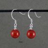 beautiful red color mother-of-pearl earring pendant wholesale woman's jewelry free shipping A1475