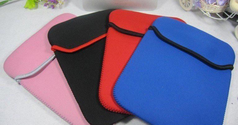 111 bolsas para tablet pc 6-17 polegadas, capa macia de neoprene para laptop, bolsa protetora para tablet de 7 