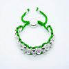 Fashion jewelry 925 Silver Knit Red Friendship Face Skull Mystic bangle bracelet 20pcs