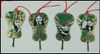 Cloisonne Panda Gift Bookmarks Chinese style Crafts Handmade Metal Copper Fashion Bookmark 10sets/pack