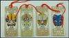Cloisonne Panda Gift Bookmarks Chinese style Crafts Handmade Metal Copper Fashion Bookmark 10sets/pack