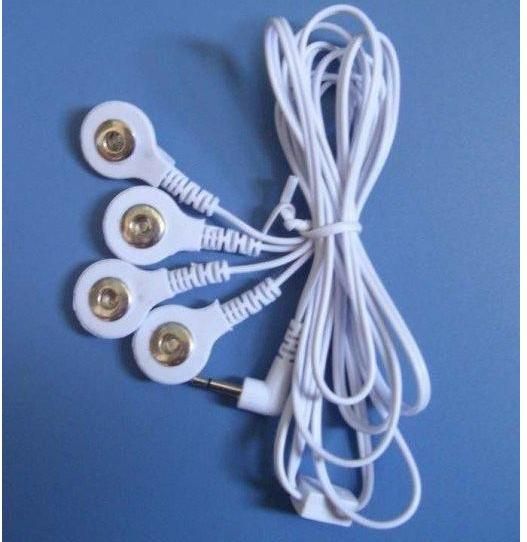 20 pcs of Four fastener - in -one Electrod wire for digital therapy machine ,electrode wire, lead cable cord