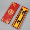 Wysokiej jakości chopsticks prezenty drewniane grawerowane Phoenix z pudełko 2 zestawy / opakowanie (1 zestaw = 2Pair)