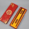 Wysokiej jakości chopsticks prezenty drewniane grawerowane Phoenix z pudełko 2 zestawy / opakowanie (1 zestaw = 2Pair)