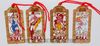 Cloisonne Panda Gift Bookmarks Chinese style Crafts Handmade Metal Copper Fashion Bookmark 10sets/pack