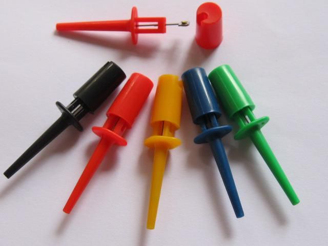 Small Test Clip for Multimeter 5 color for your choice Repair Tool 20 pcs per lot Hot Sale