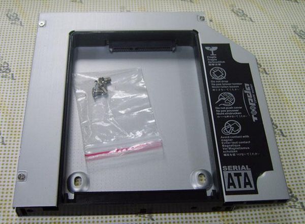 2nd Hard Drive HDD SSD Caddy Adapter for Dell Inspiron 700m 710m 9200 9300 9400