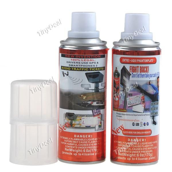 2021 License Plate Reflective Spray Invisible Spray PhotoBlocker Anti