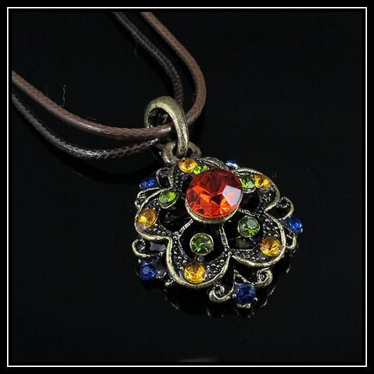 belas pedras Semi-preciosas colar com flores de Natal, moda, mulher de jóias frete grátis A1530