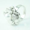 Pearl Rose Flower Obrączka dla Kobiet Biżuteria - Pearl Wisiorek Rhinestone Urocze obrączki Pierścienie Biżuteria Nowe Pierścienie | Rn-496.