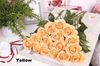 10pcs moq 7cm arc-en-ciel roses artificielles réel toucher rose artificielle silk fleurs floraux bouquet de mariée maison fête design fleurs