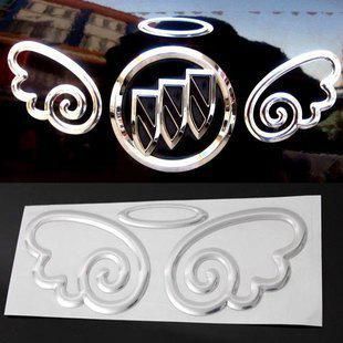 Ali d'angelo personalizzate adesivi auto adesivi auto 3D stereo anello adesivi decorativi adesivi auto