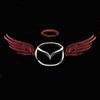Wholesale 3D PVC angel wings car stickers decals emblems badges car-styling