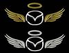 Оптовая 3D ПВХ крылья ангела наклейки наклейки эмблемы эмблемы значки автомобилей-стайлинг